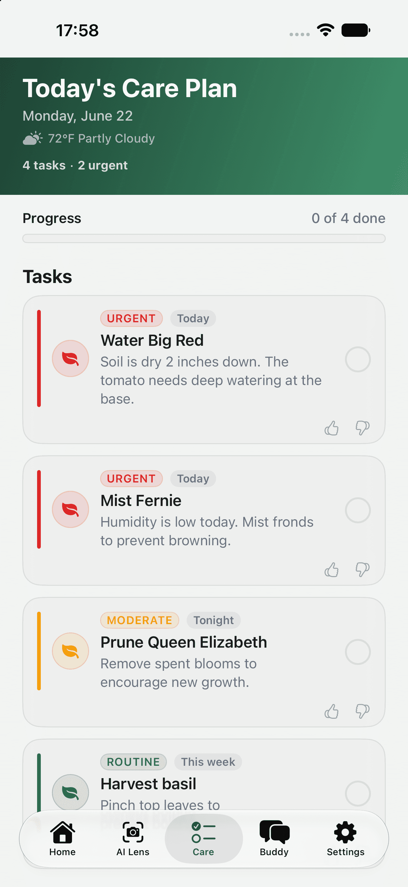 A calm, doable care plan